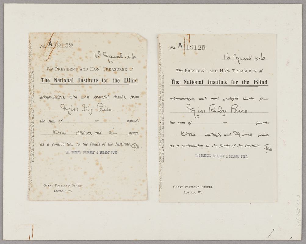 Sunday School certificate