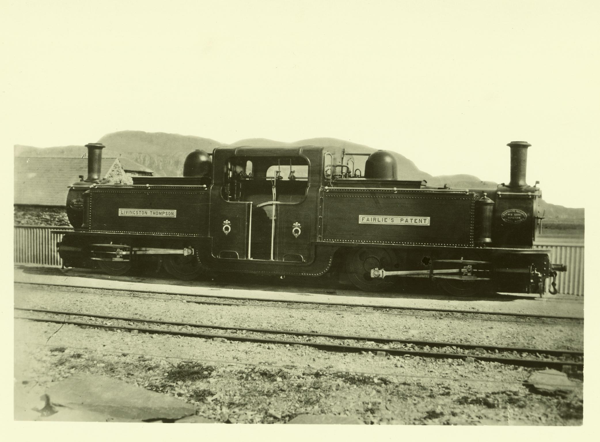 Festiniog Railway locomotive, photograph