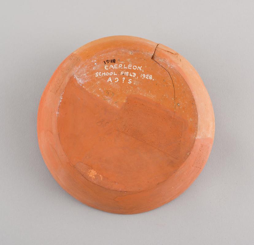 Roman pottery dish, imitating samian