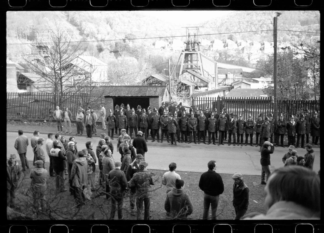 Celynen South Colliery, film negative