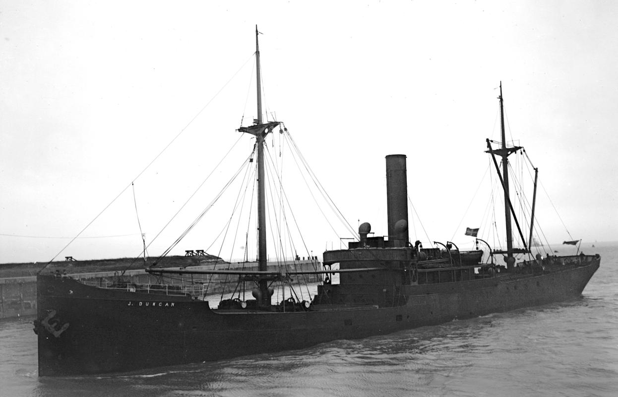 S.S. J. DUNCAN, glass negative