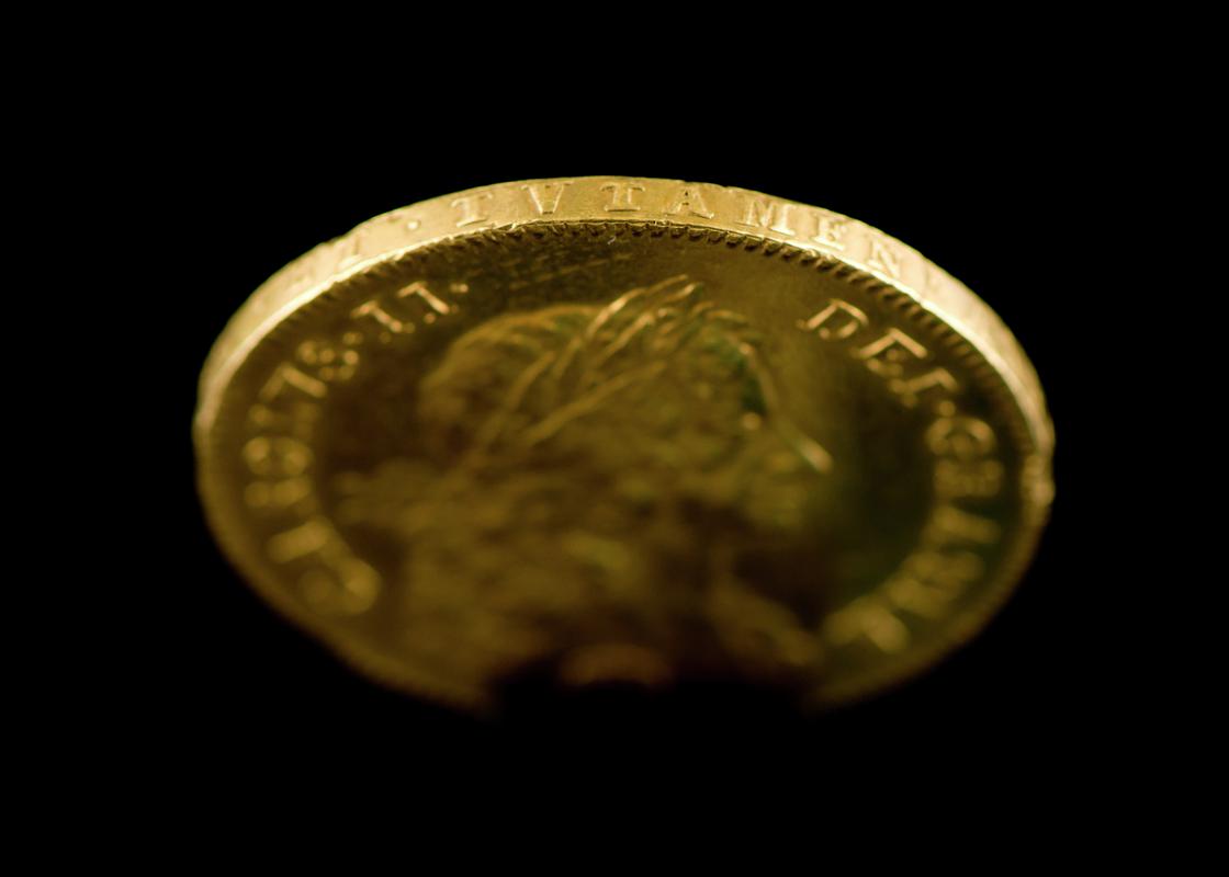 Charles II five guineas