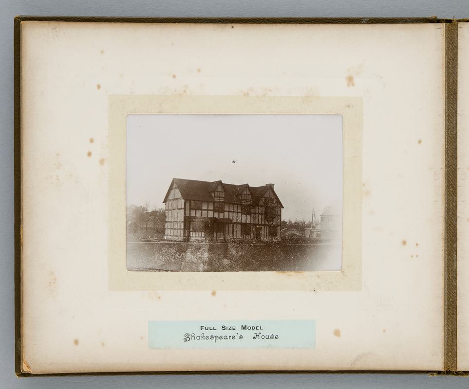Full Size Model Shakespeare's House (photograph)