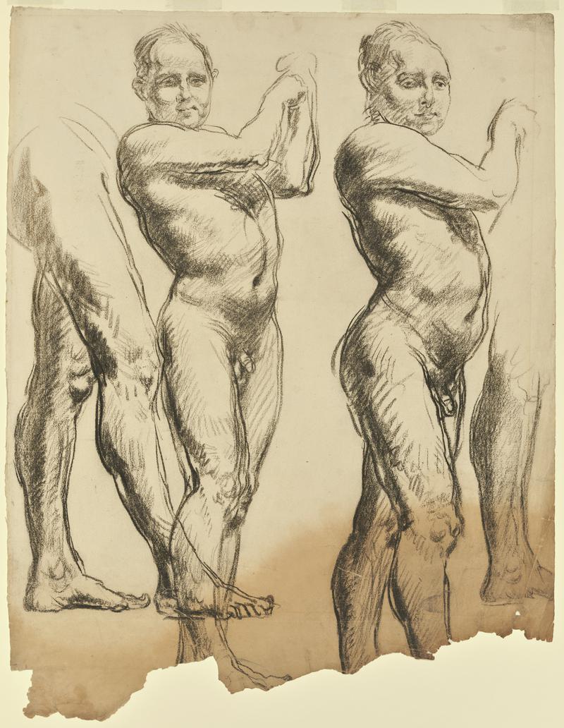 Two Studies of a Standing Man
