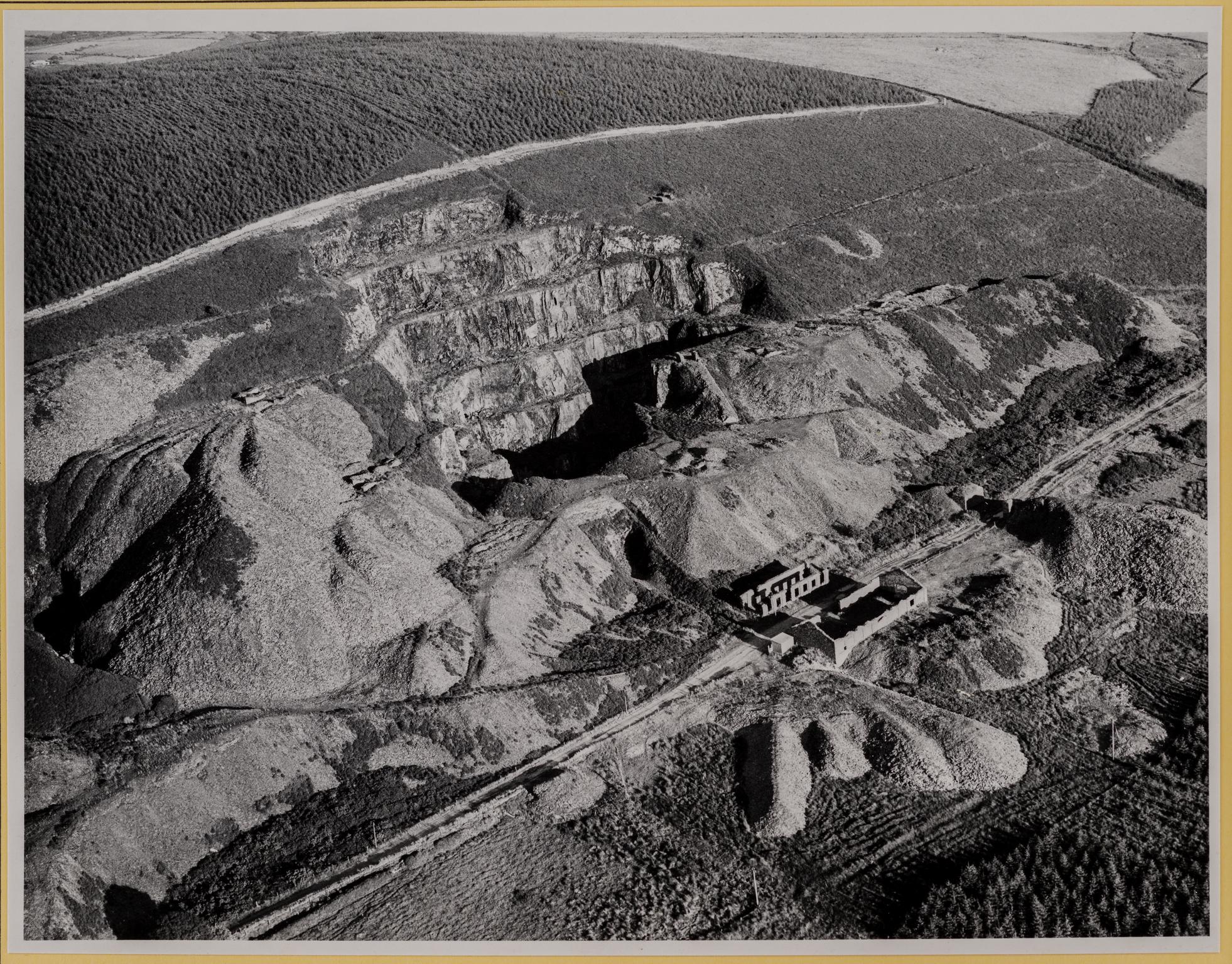 Rosebush slate quarry, photograph