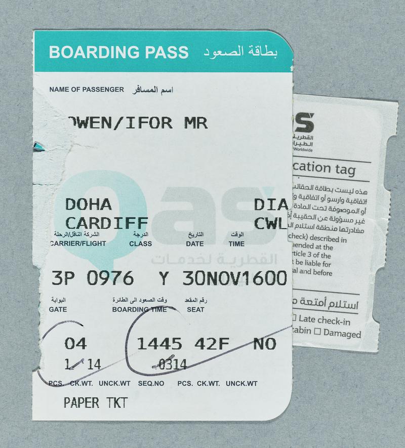 Boarding pass