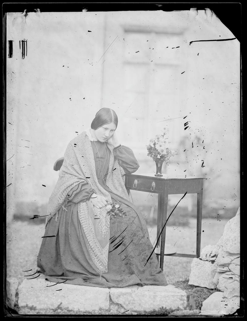 Thereza Dillwyn Llewelyn 1853 (glass negative)