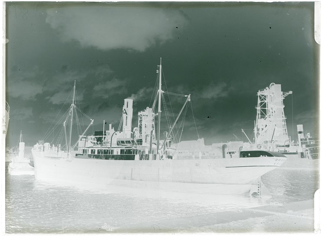 S.S. DOURO, glass negative