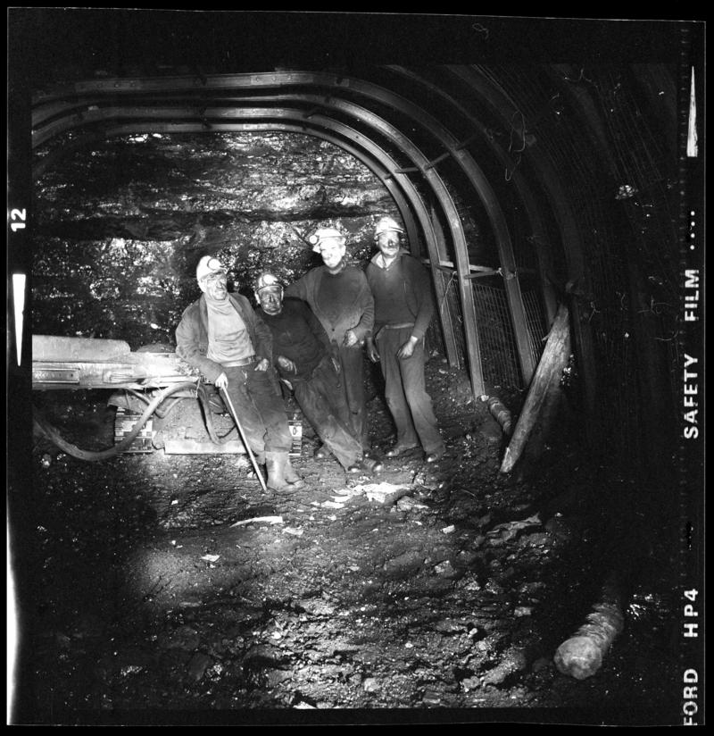 Cwmgwili Colliery, film negative