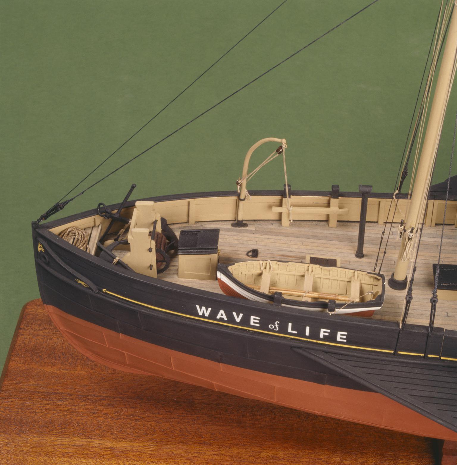 WAVE OF LIFE, full hull ship model