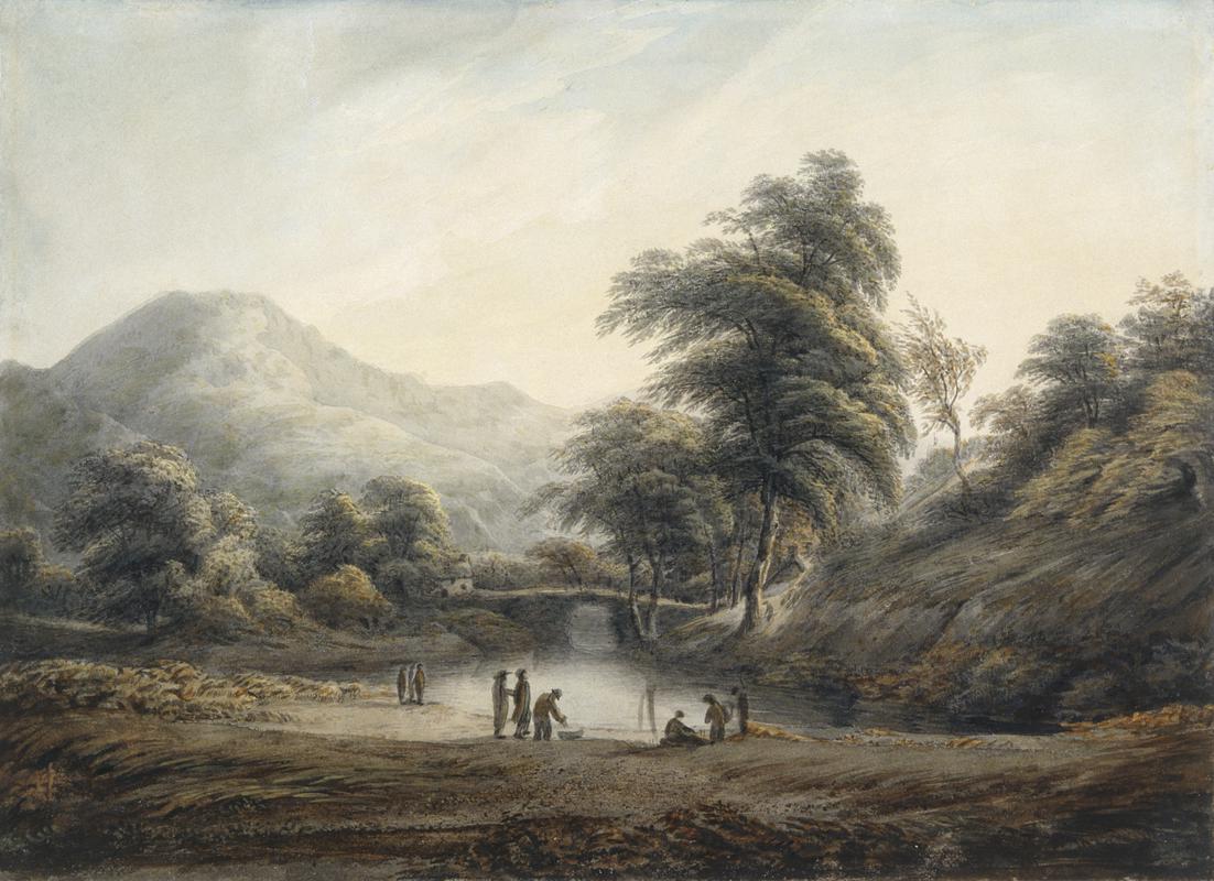 Panning for Gold in the Mawddach (painting)