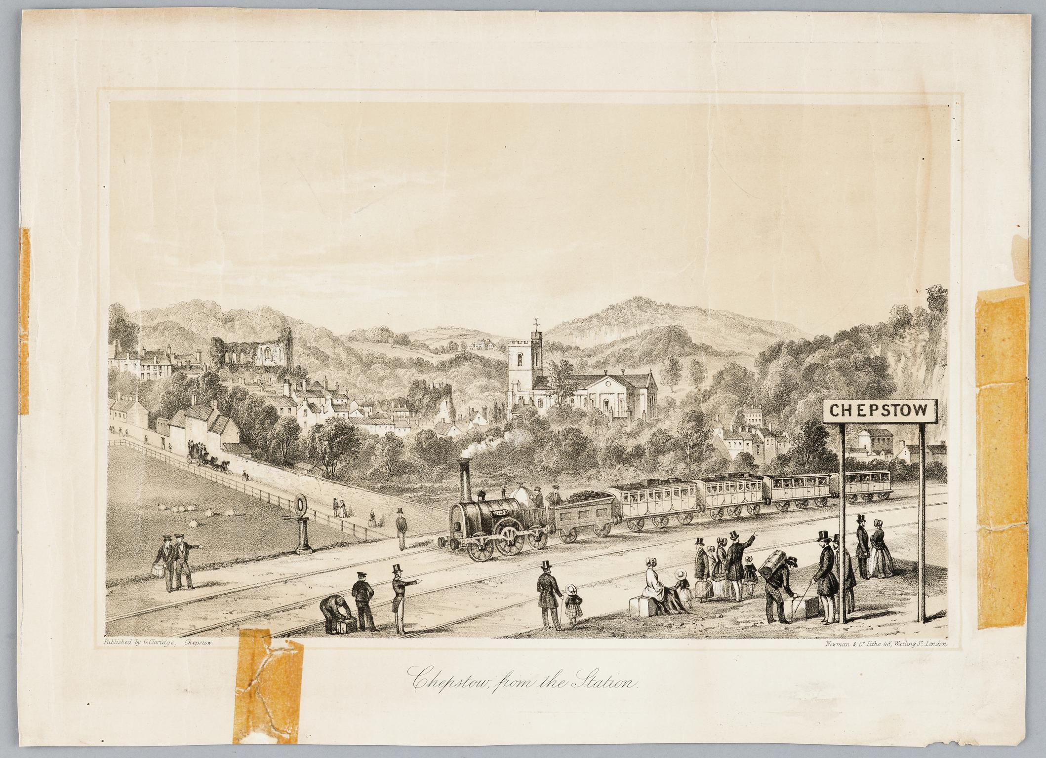 Chepstow from the Station (print)