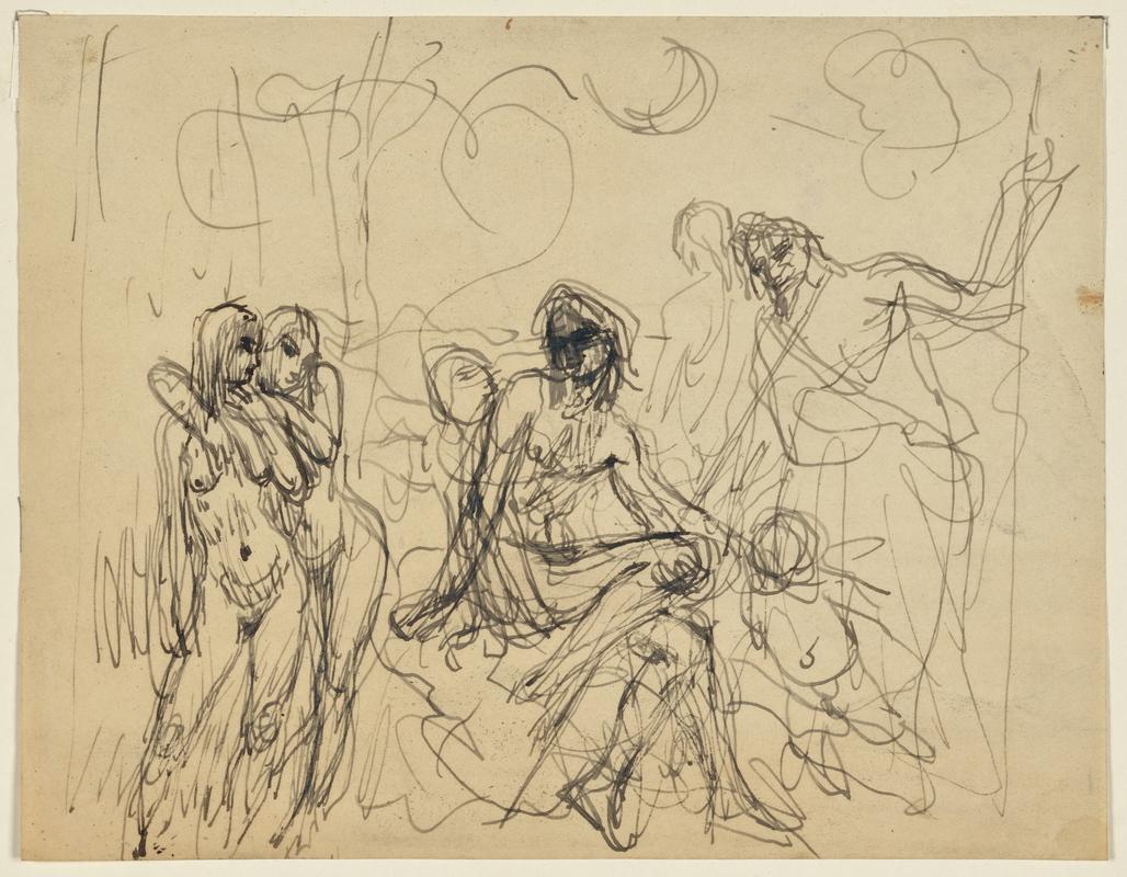 Woman and Child with Figures