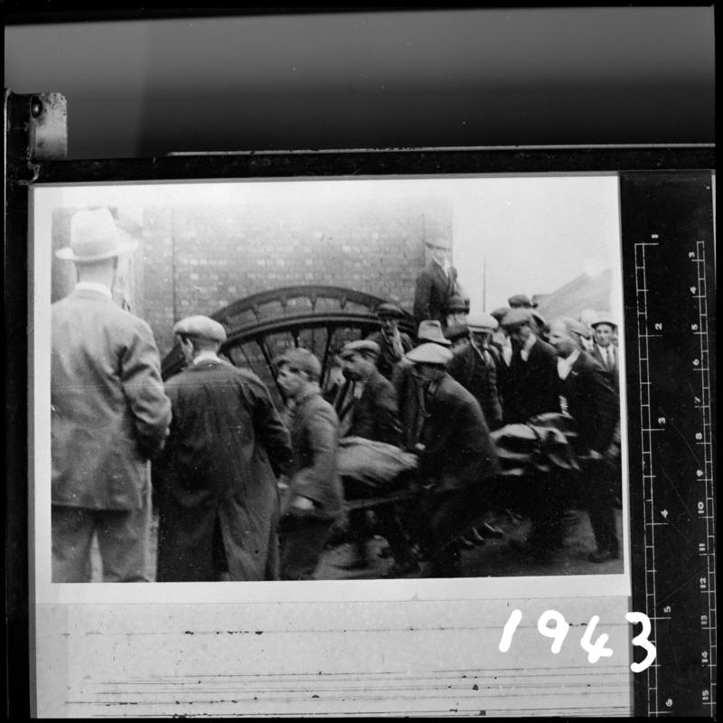 Milfraen Colliery, film negative