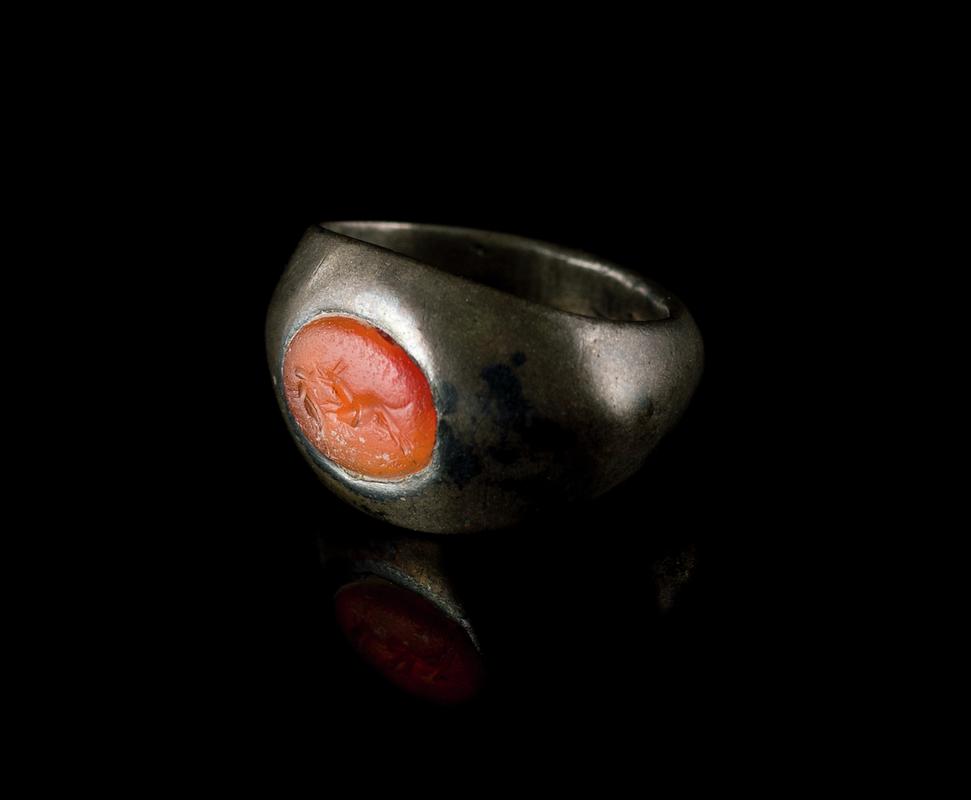 Roman silver finger ring