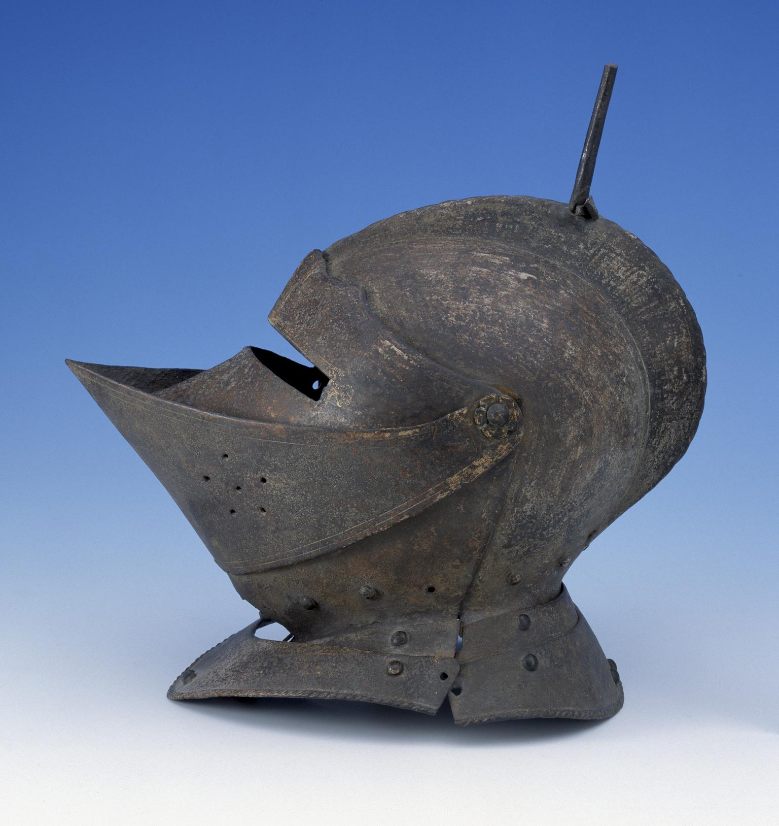 Post-Medieval iron close helmet