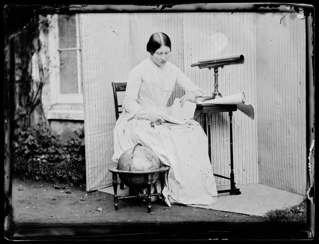 Thereza Llewelyn, glass negative