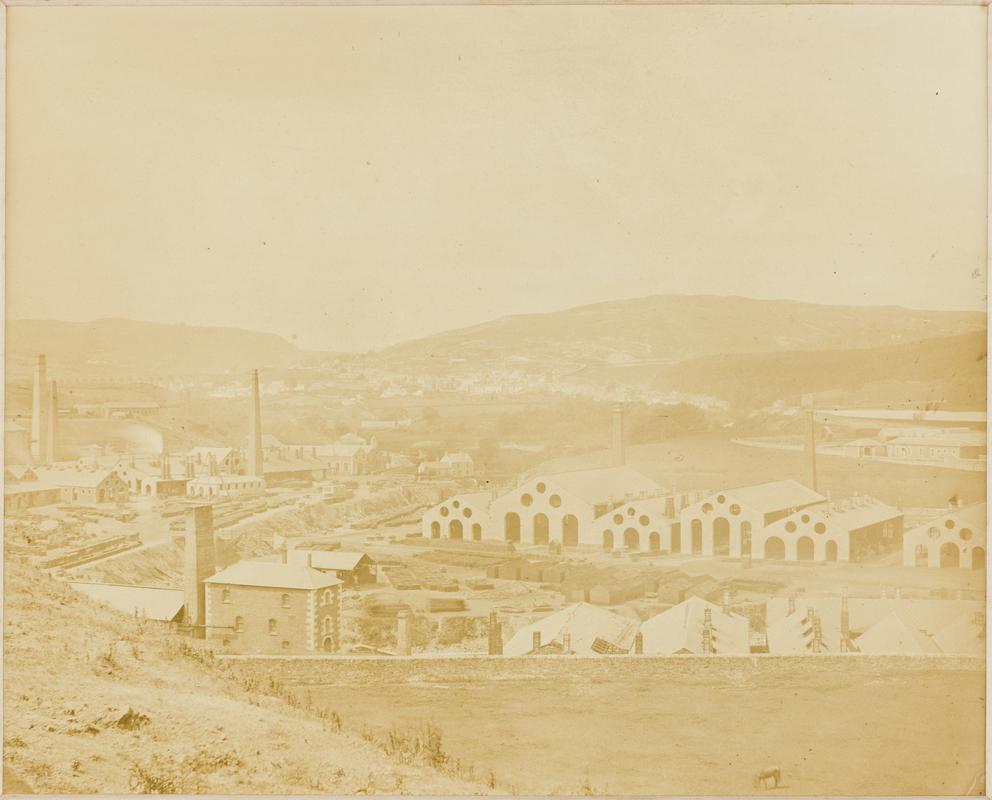 Cyfarthfa iron works, photograph