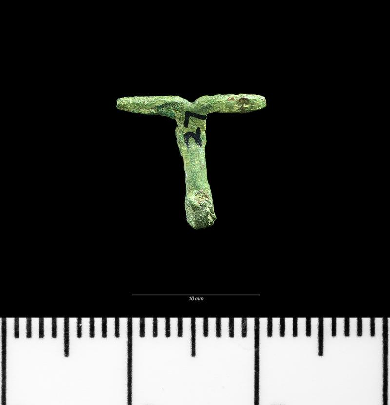 Roman copper alloy dress hook