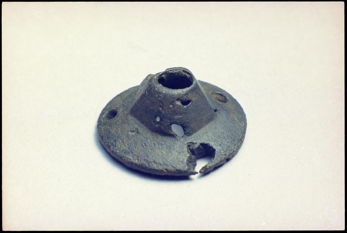 Early Medieval copper alloy boss