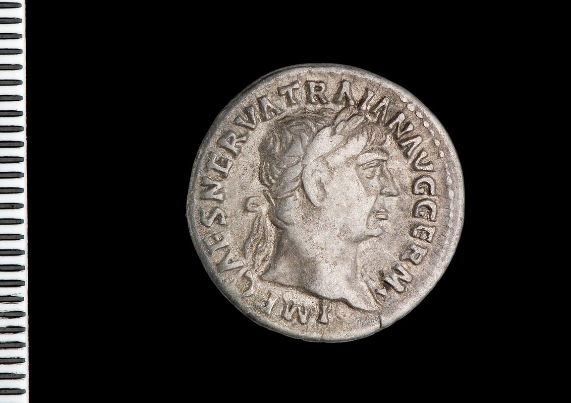 silver denarius (obv.)