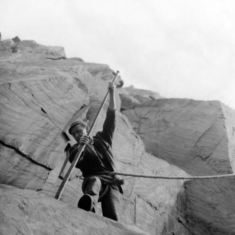 Dinorwig quarry, pattern making moulding, photograph