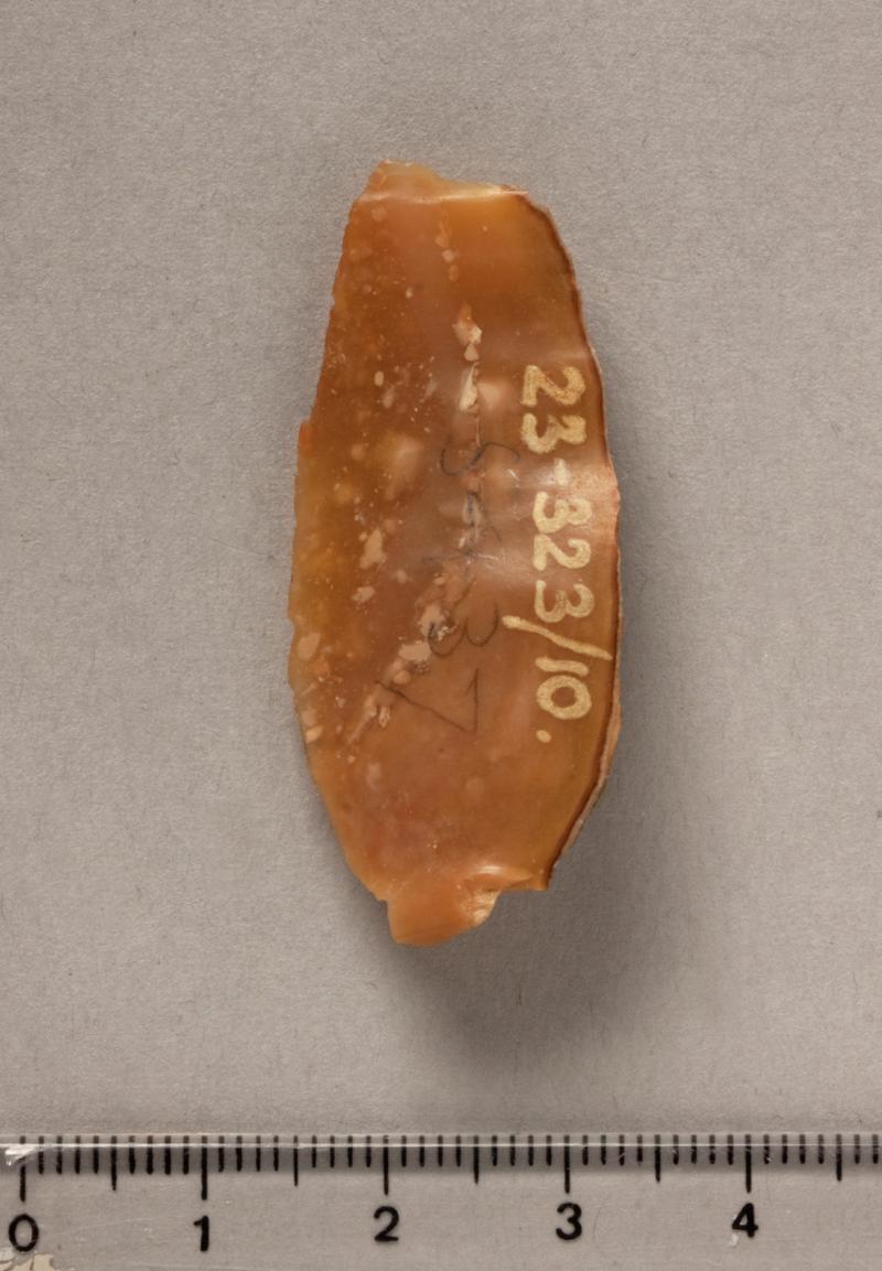 Prehistoric flint blade