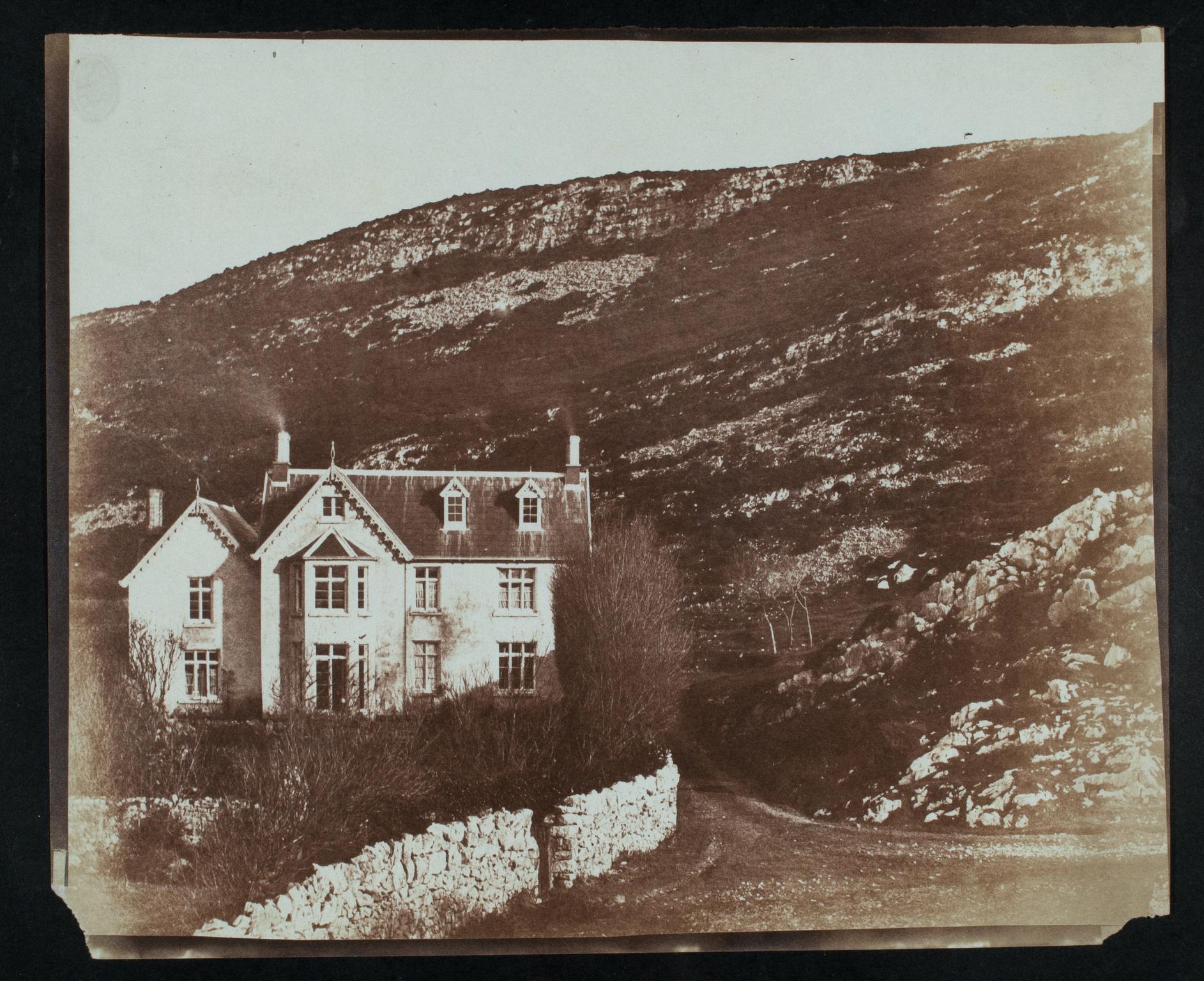 Cottage, Caswell Bay near Swansea, photograph