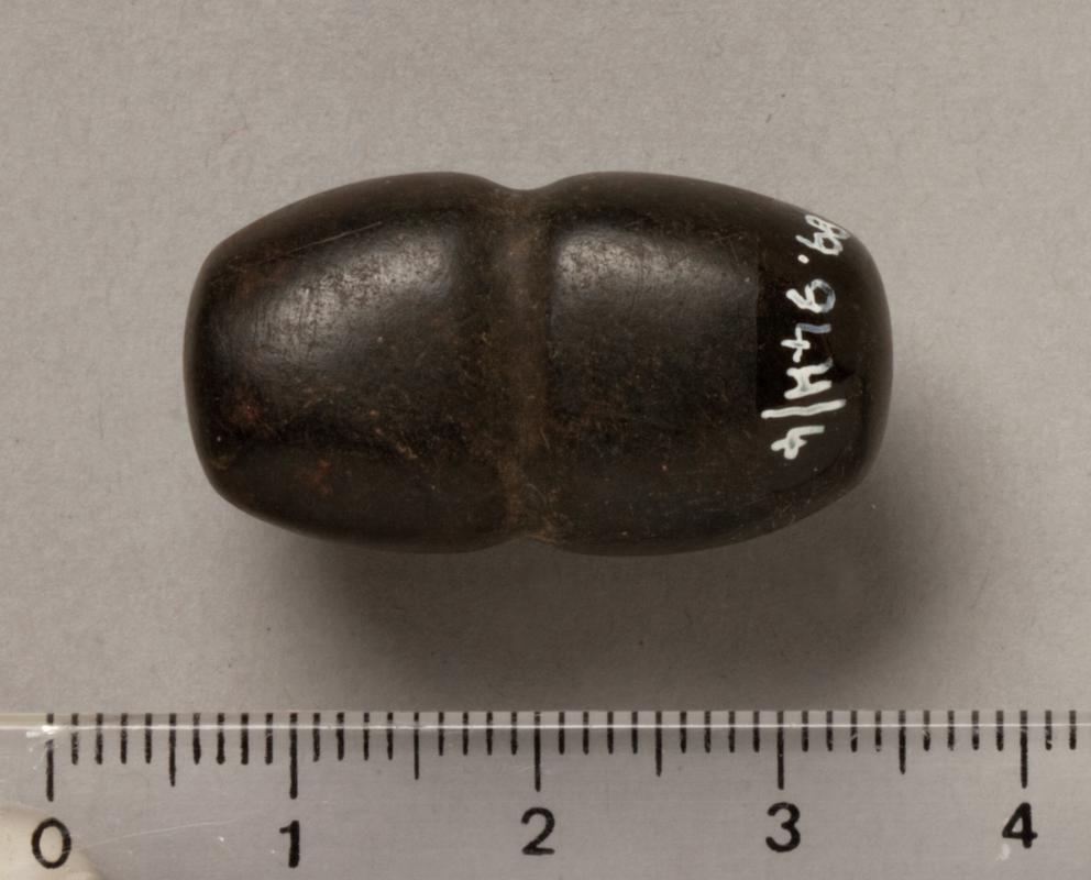 Ethnographic stone bolas ball