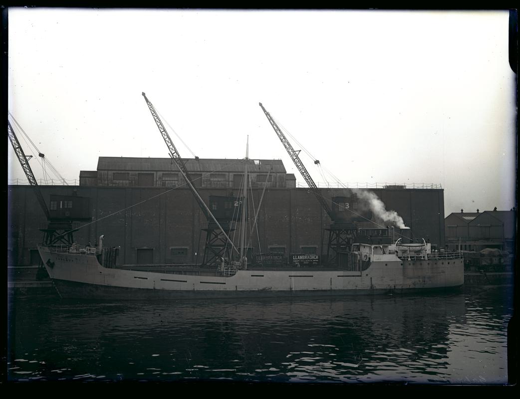 Port Broadside view of M.V. CABENDA, c.1936.
