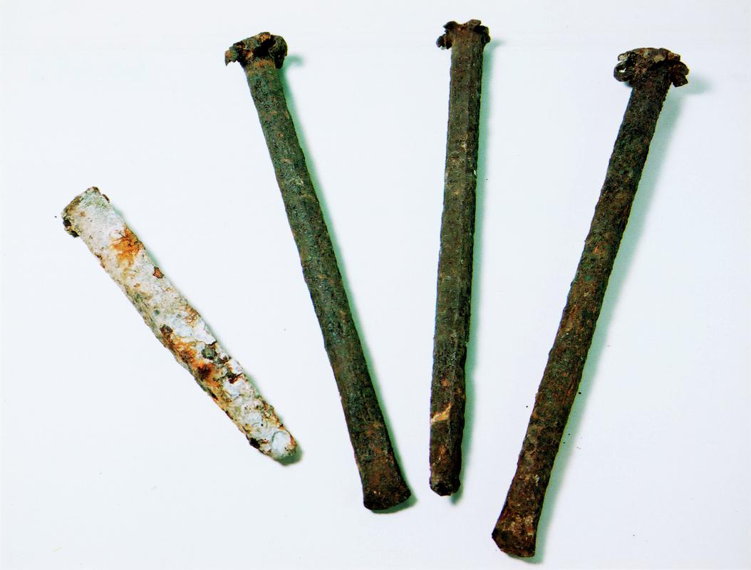 Chisel and drill steels from Cwmystwyth lead mine