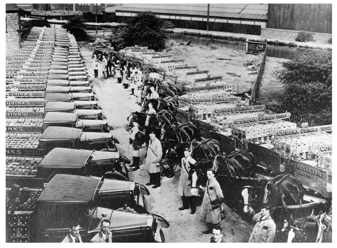 Corona drinks delivery, photograph