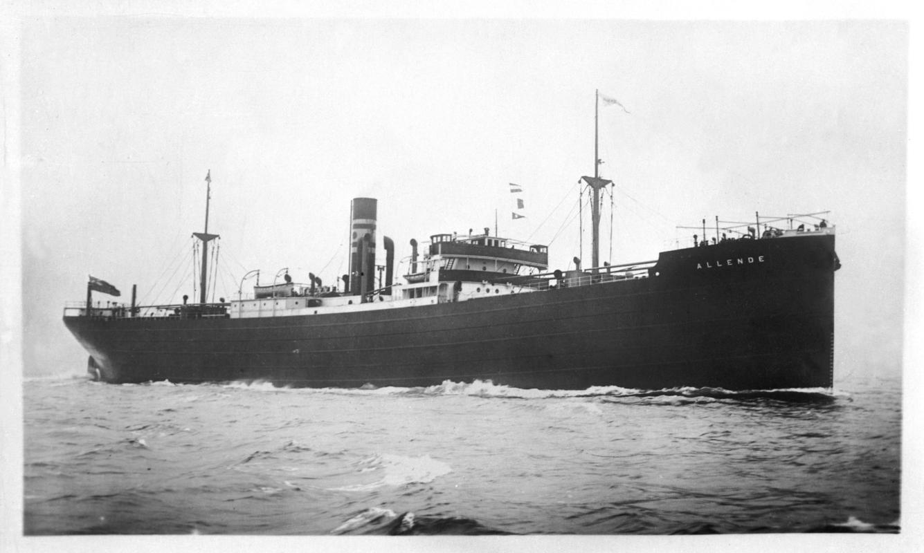 ss ALLENDE at sea