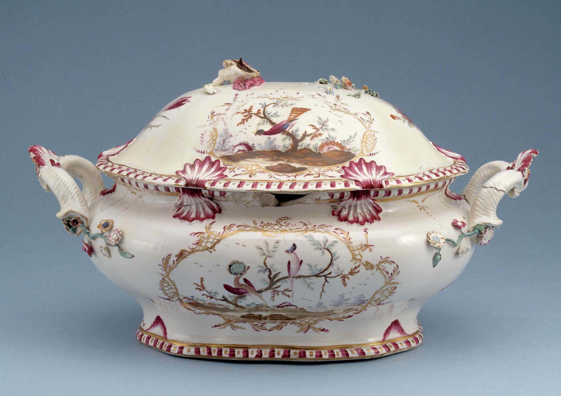 Tureen, cover and stand