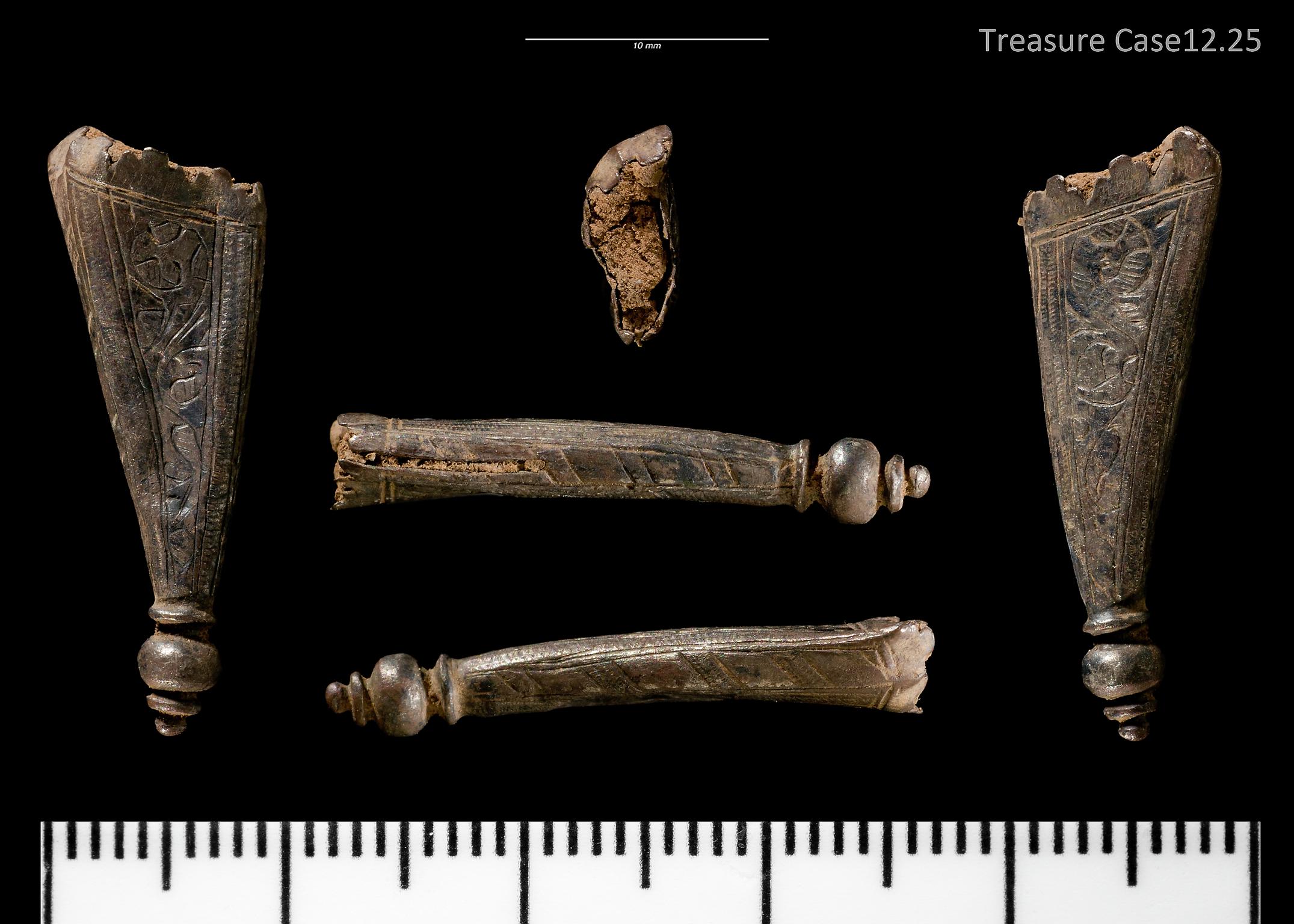 Post-Medieval silver dagger chape