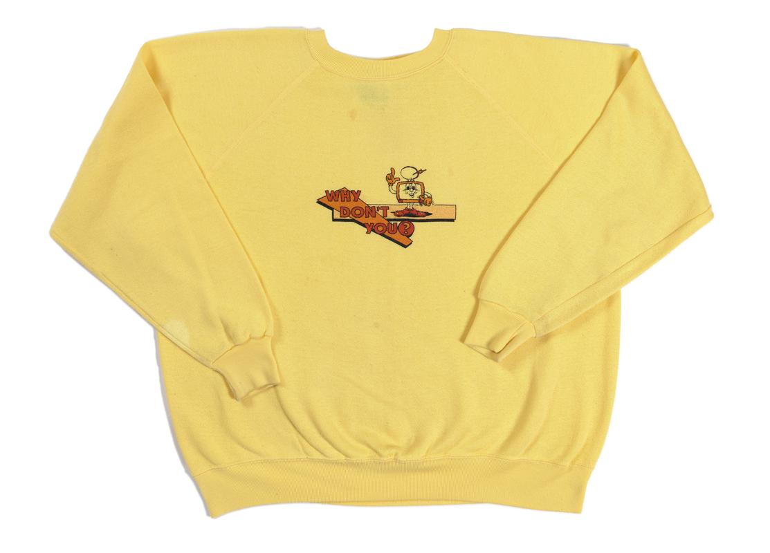 Why Don&#039;t You&#039; sweatshirt, 1970s