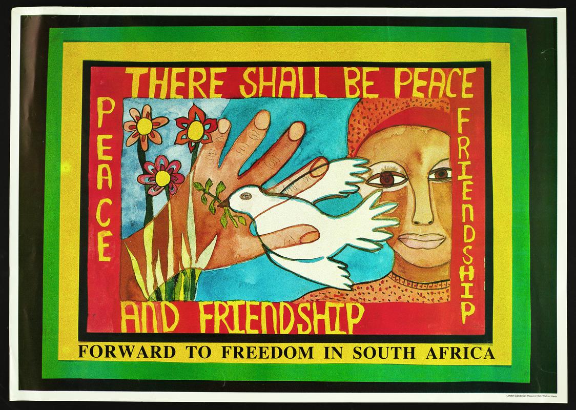 &#039;Poster Forward to Freedom in South Africa.&#039;