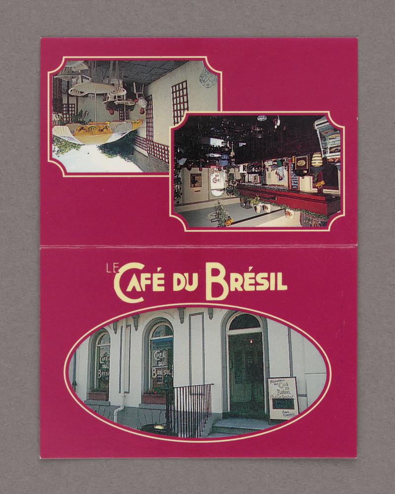 Advertising card for Le Café Du Brésil