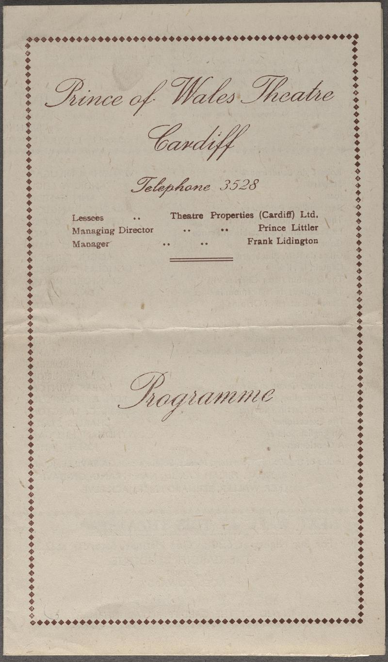 Theatre programme