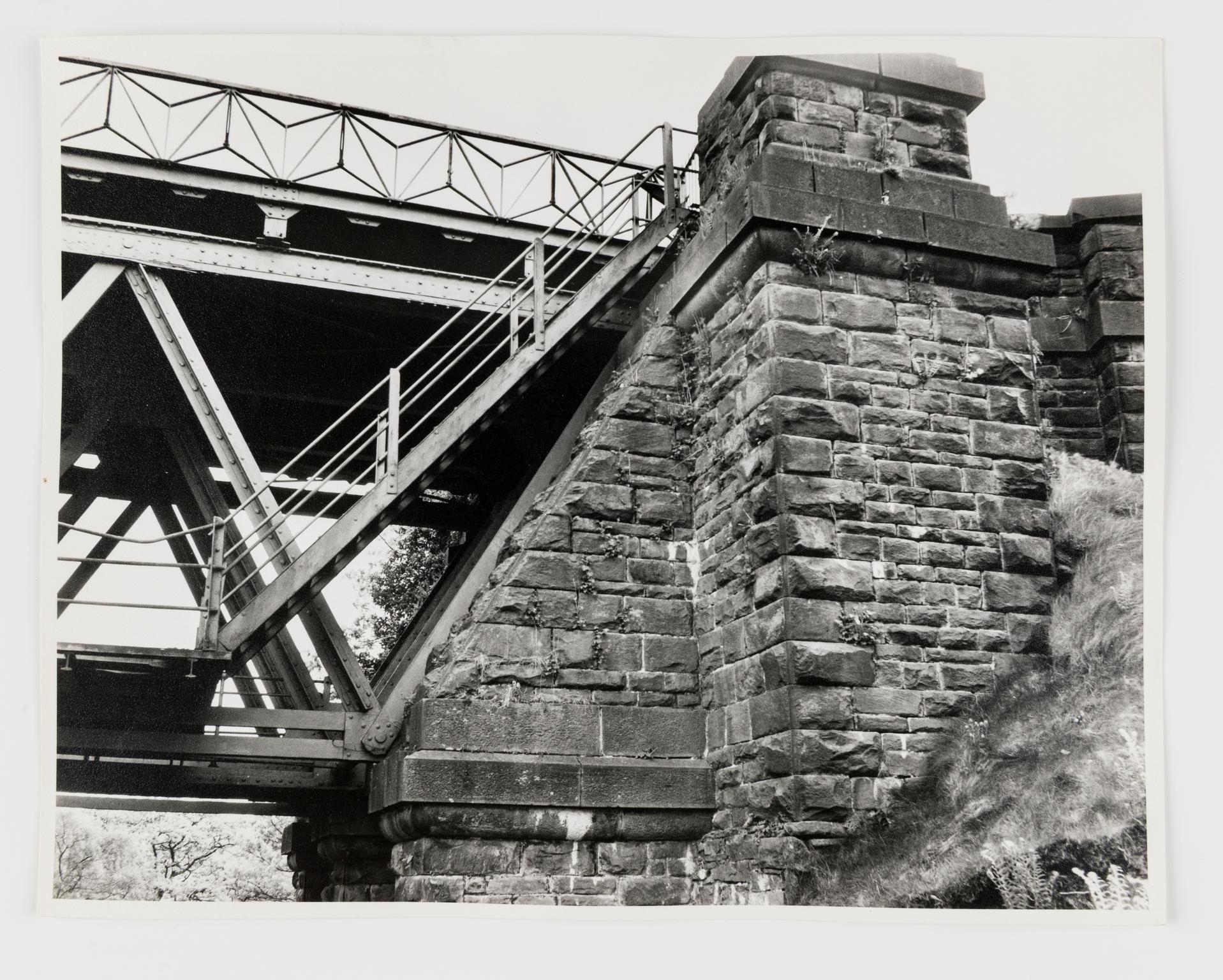 Demolition of Crumlin viaduct, photograph