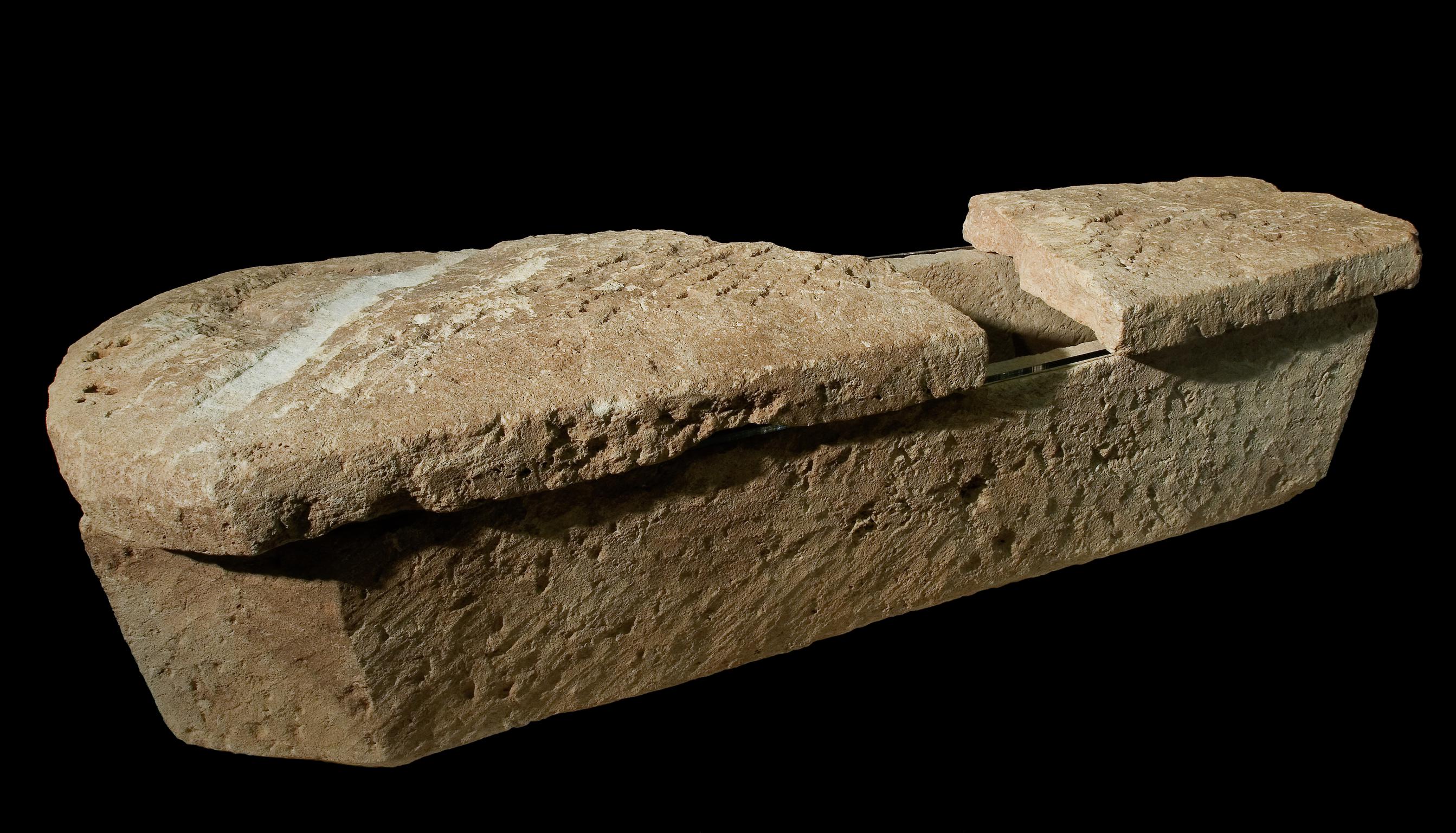 Roman stone coffin
