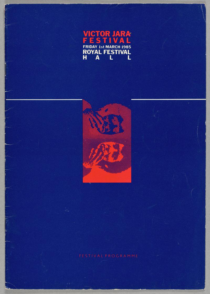 Victor Jara Festival programme, 1 March 1985