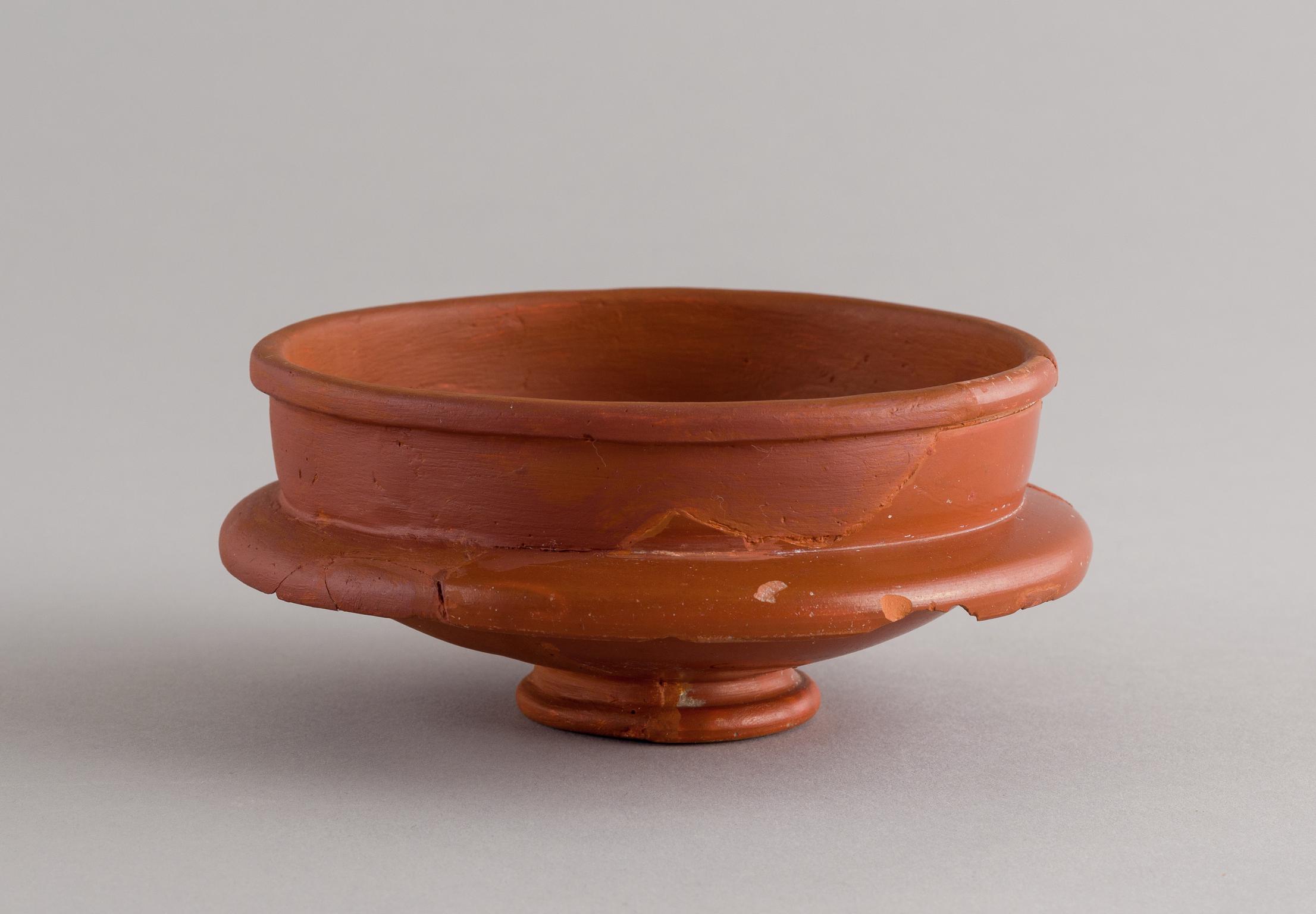 Roman samian flanged bowl