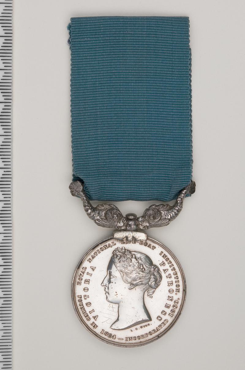 RNLI silver medal T Rees 1867