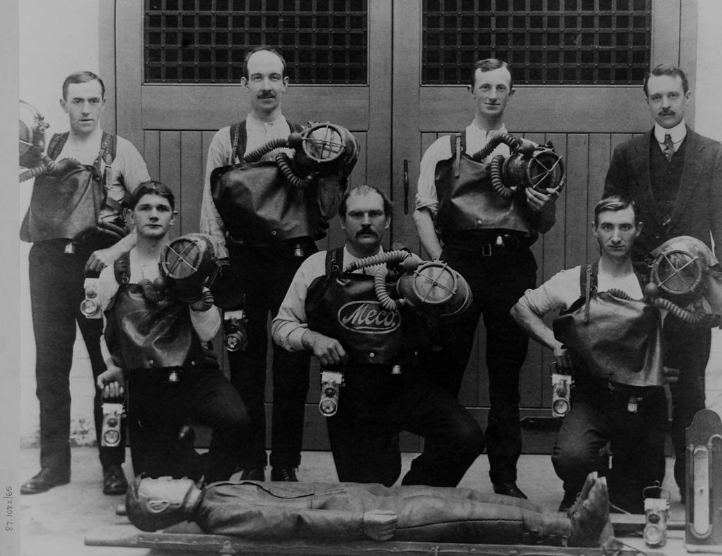 Dinas Rescue Team, c.1919