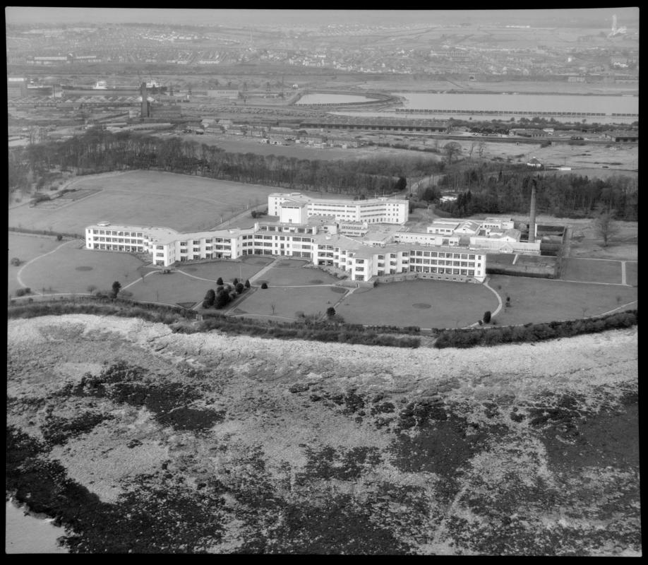 Aerial view of Sully Hospital.