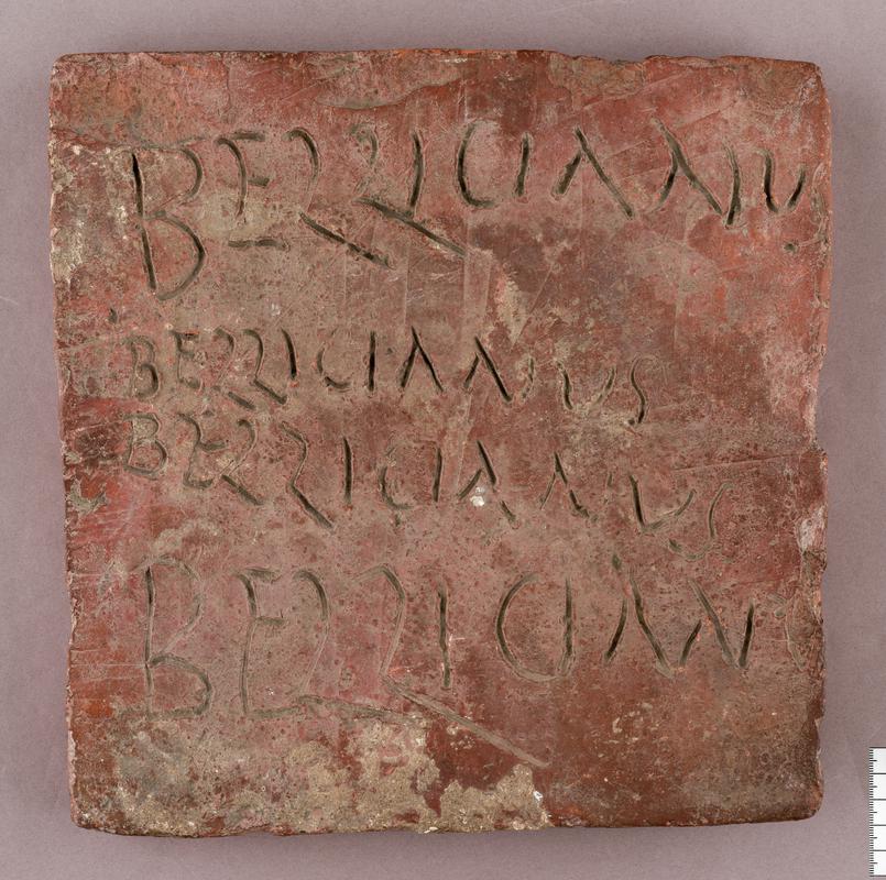 Roman Brick with inscription BELLICIANVS