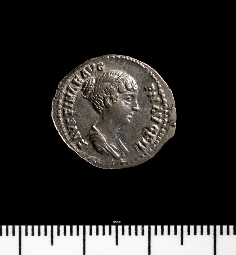 Faustina II denarius
