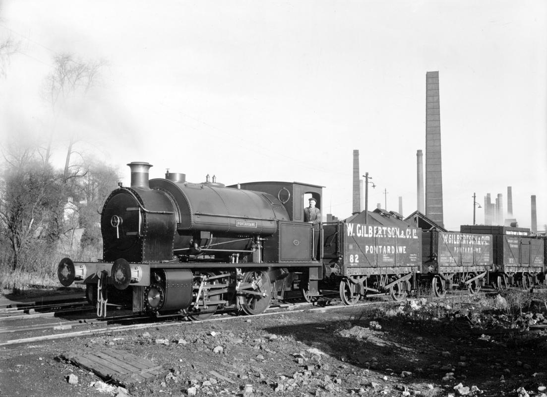 0-4-0ST locomotive &quot;Pontardawe&quot; at Gilbertson&#039;s, Pontardawe