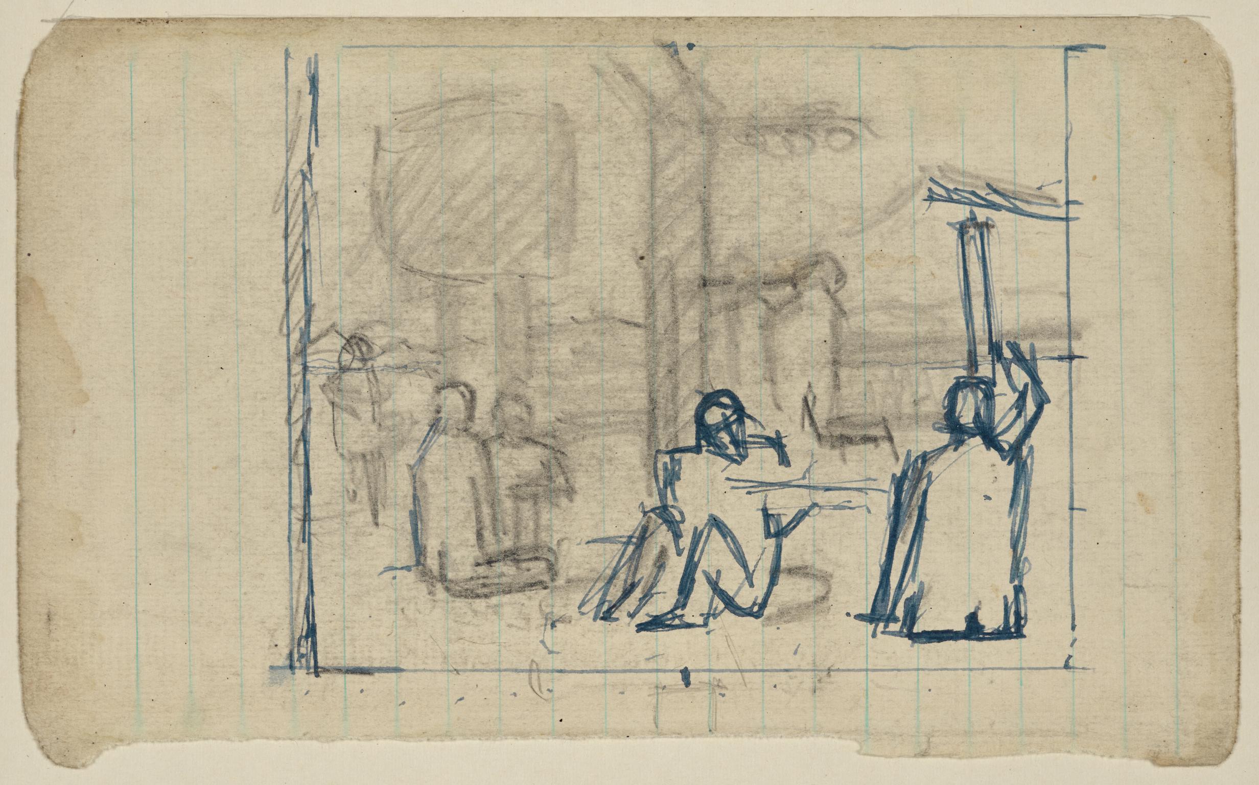 Composition study for "The Musicians"